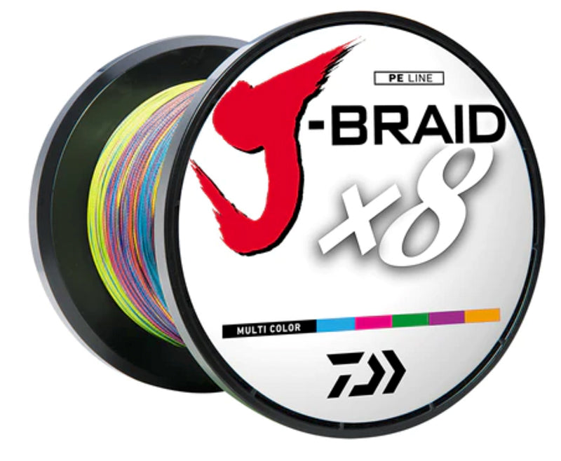 Daiwa J-Braid 8X Line Multi-Color 120Lb 3000M