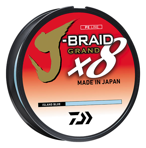 Daiwa J-Braid Grand X8 Line Island Blue 15Lb 300Yd