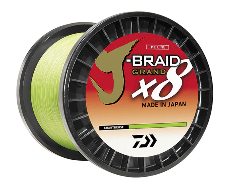 Daiwa J-Braid Grand X8 Line Chartreuse 50Lb 3000Yd