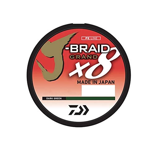 Daiwa J-Braid Grand X8 Line Dark Green 65Lb 150Yd