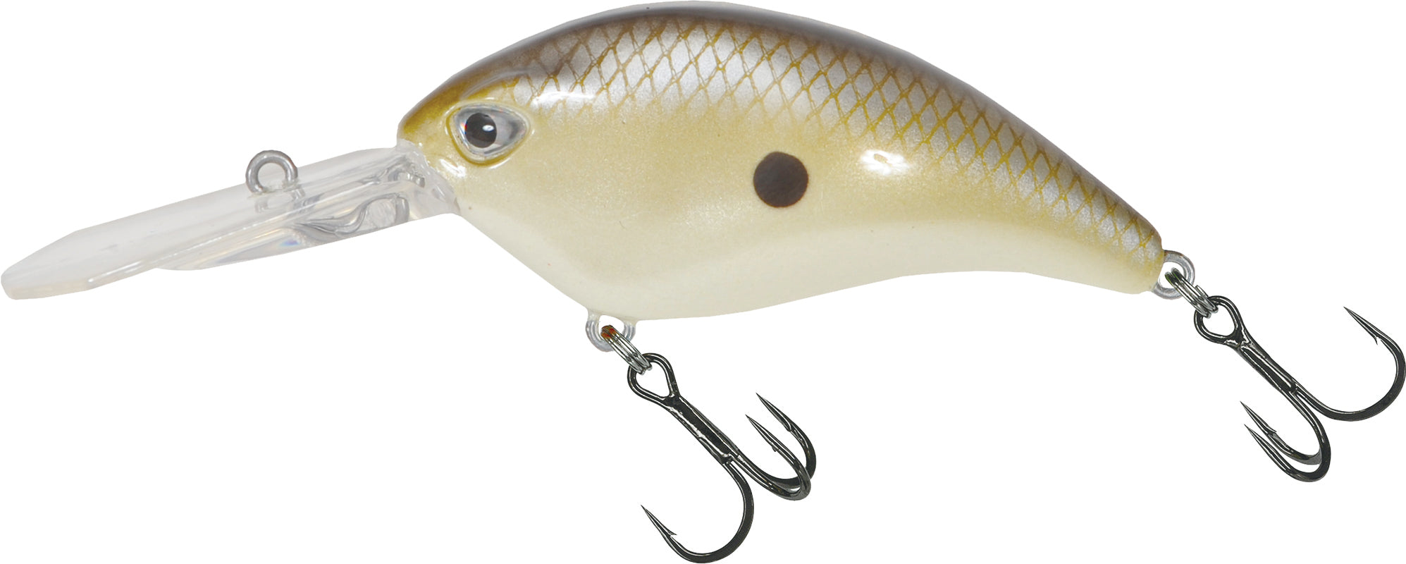 Duckett Bd Revolt Dr Crankbait 2.5In 3/8Oz Prl Grey Shd