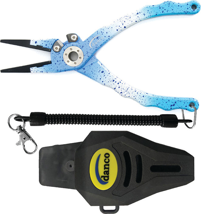 Danco Admiral Tour Pliers 7.5In Blue Mahi W/Sheath