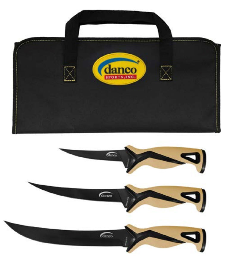 Danco Pro Fillet Knife Kit 5In-7In-9In Flex Sand