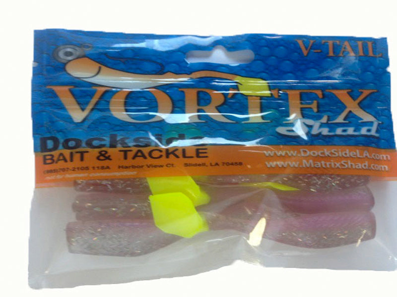 Matrix Vortex V-Tail Shad 3In 8Pk Kamikaze