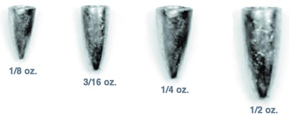 Eagle Claw Worm Sinker 3/16Oz 10Pk