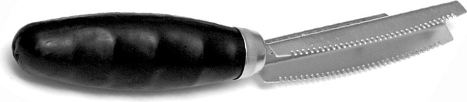 Eagle Claw Deluxe Fish Scaler 9In W/Rubber Handle