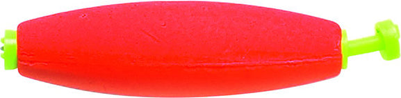 Eagle Claw Cigar Float Foam N-Wgtd 3In Red 2Pk 12Bx