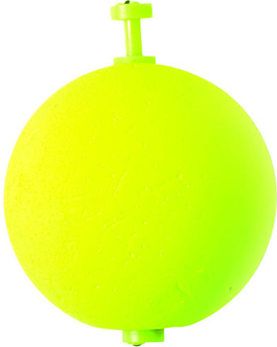 Eagle Claw Round Float Foam Wgtd 1In Chart 2Pk 12Bx