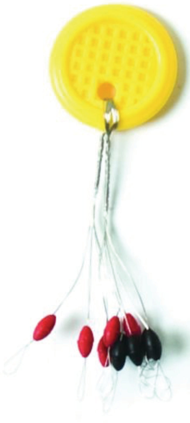 Eagle Claw Bobber Stopper Meduim 4-8# 10Pk 12Bg