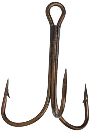 Eagle Claw Lake/Stream Treble Hook Bronze 12/0 2Pk