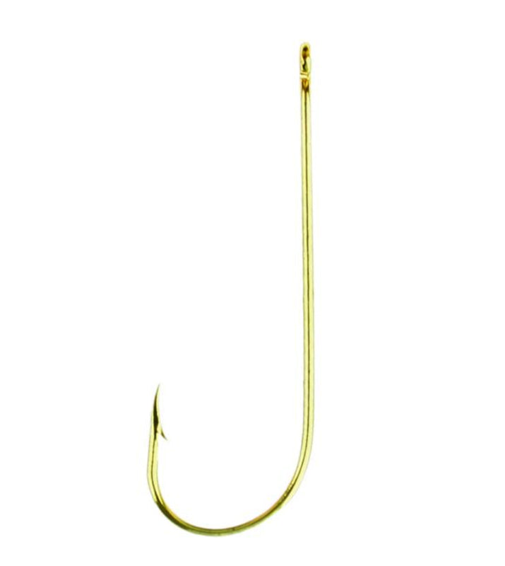Eagle Claw Aberdeen Hook Gold L-Wire Sz2 10Pk