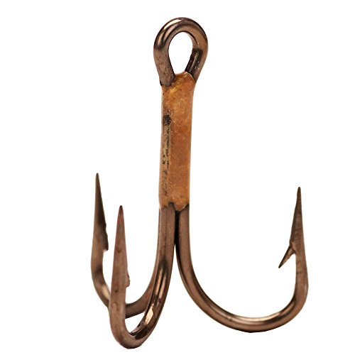 Eagle Claw Lazer Treble Hook Bronze 4X Sz2 5Pk