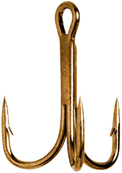 Eagle Claw Lazer Treble Hook Bronze 4X Sz6 5Pk