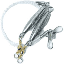 Eagle Claw Lazer Trout Leader Rig Mono 20In 1/2Oz 2Pk