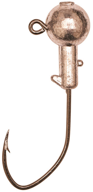 Eagle Claw Ball Pro-V Jighead Unpainted 1/32Oz 10Pk