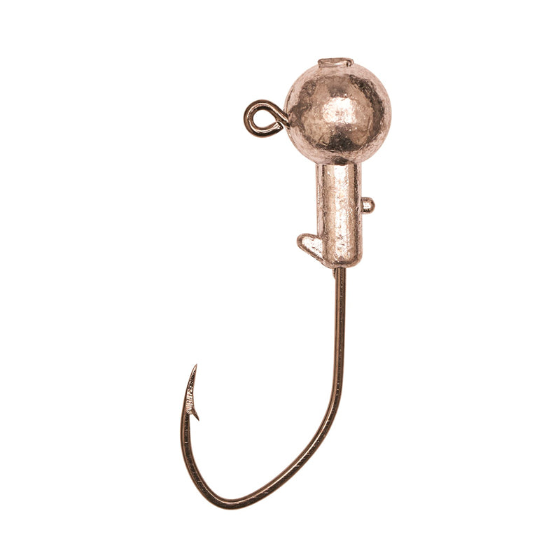 Eagle Claw Ball Pro-V Jighead Unpainted 1/8Oz 10Pk