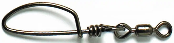 Eagle Claw Lazer C-Lock Snap Swivel Black