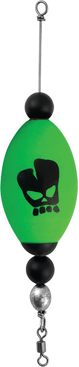 Vudu Popping Oval Float Combo 2.5In Green