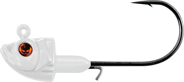 Vudu Jig Heads 1/4Oz 3Pk White