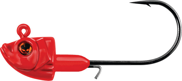 Vudu Jig Heads 3/8Oz 3Pk Red