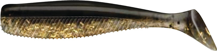 Vudu Quiver Shad W/Jighead 4In 5Pk Gold Rush