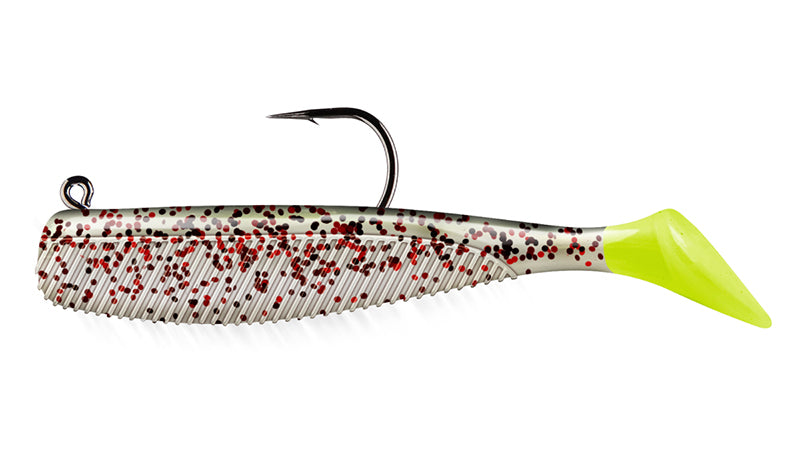 Vudu Rigged Quiver Shad 3In 1/8Oz 2Pk Cajun Pep/