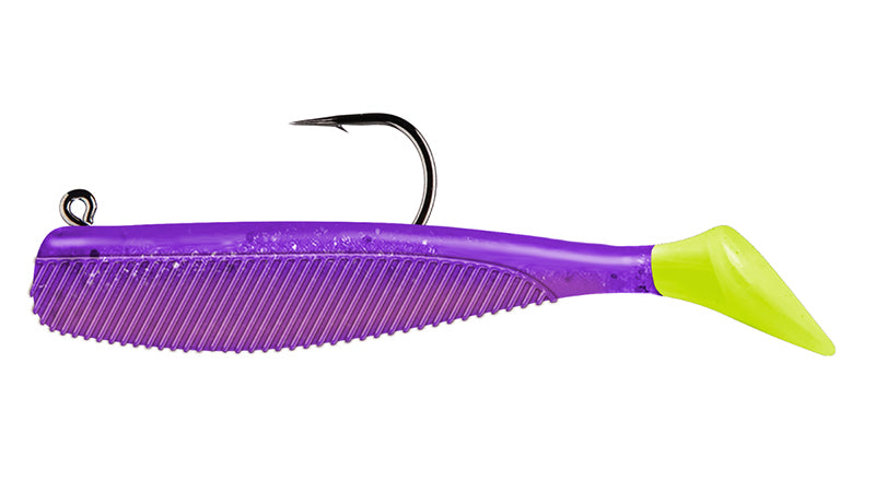 Vudu Rigged Quiver Shad 3In 1/8Oz 2Pk Tiger Bait