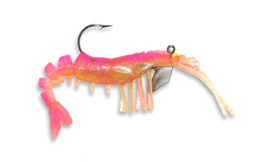 Vudu Shrimp 2In 1/16Oz 2Pk Pink