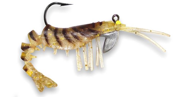 Vudu Shrimp 3.25In 1/4Oz 2Pk Gld Tgr