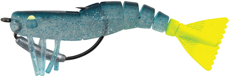 Vudu Rattler Shrimp 3.5In 1/4Oz 2Pk Blu Moon