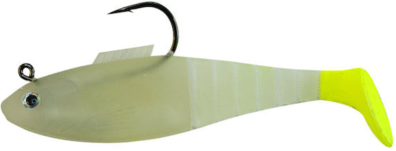 Vudu Shad 3In 1/4Oz 3Pk Glow/Chart