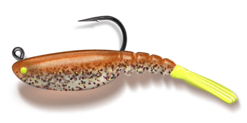 Vudu Mambo Shrimp 3In 1/8Oz 2Pk Cop Penny/