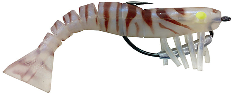 Vudu Weedless Shrimp 3.5In 1/8Oz 2Pk Brown