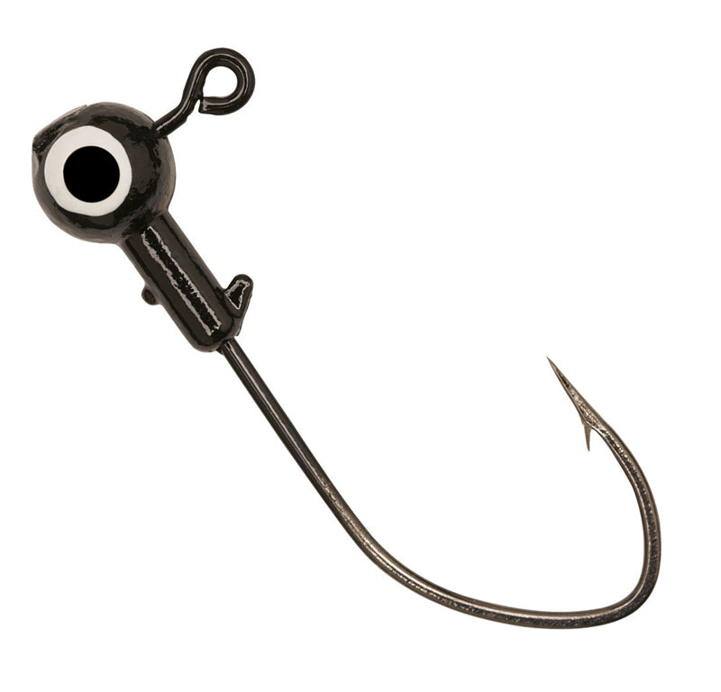 Eagle Claw Ball Pro-V Weedless Jghd Black 1/16Oz 10Pk