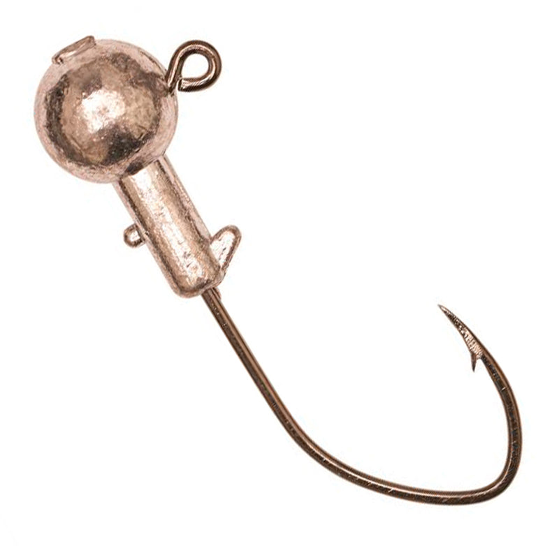 Eagle Claw Ball Pro-V Jighead Unpainted 1/32Oz 25Pk