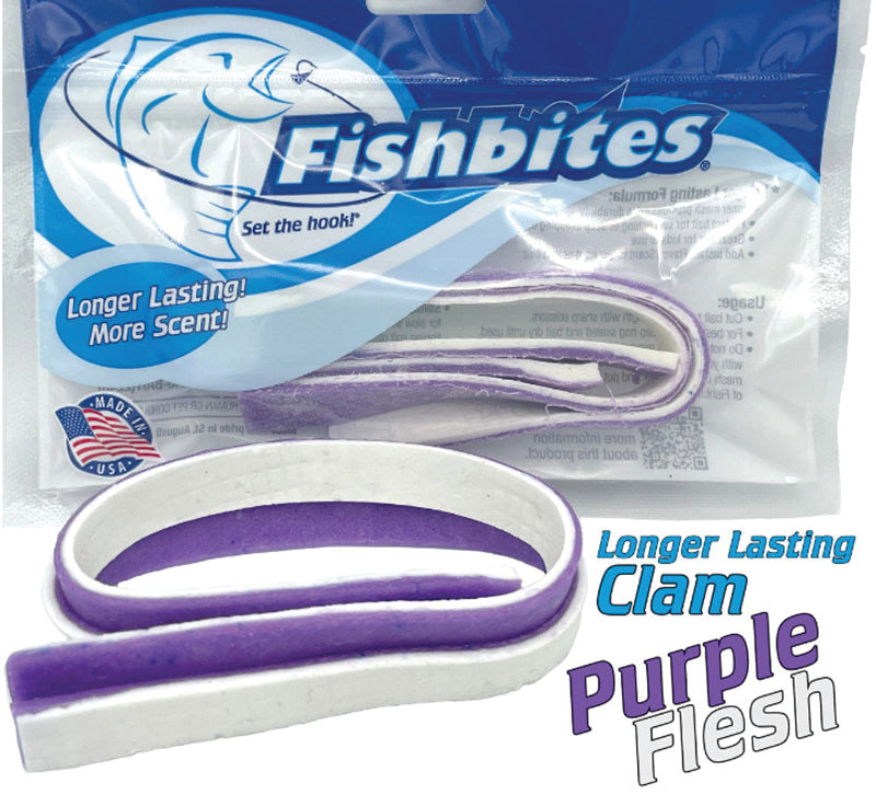 Fishbites E-Z Clam 12In 2Ct Perwnk Long Las