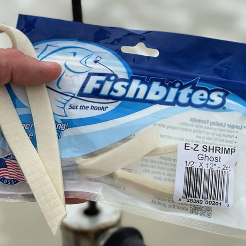 Fishbites E-Z Ghost Shrimp 12In 2Ct Flesh