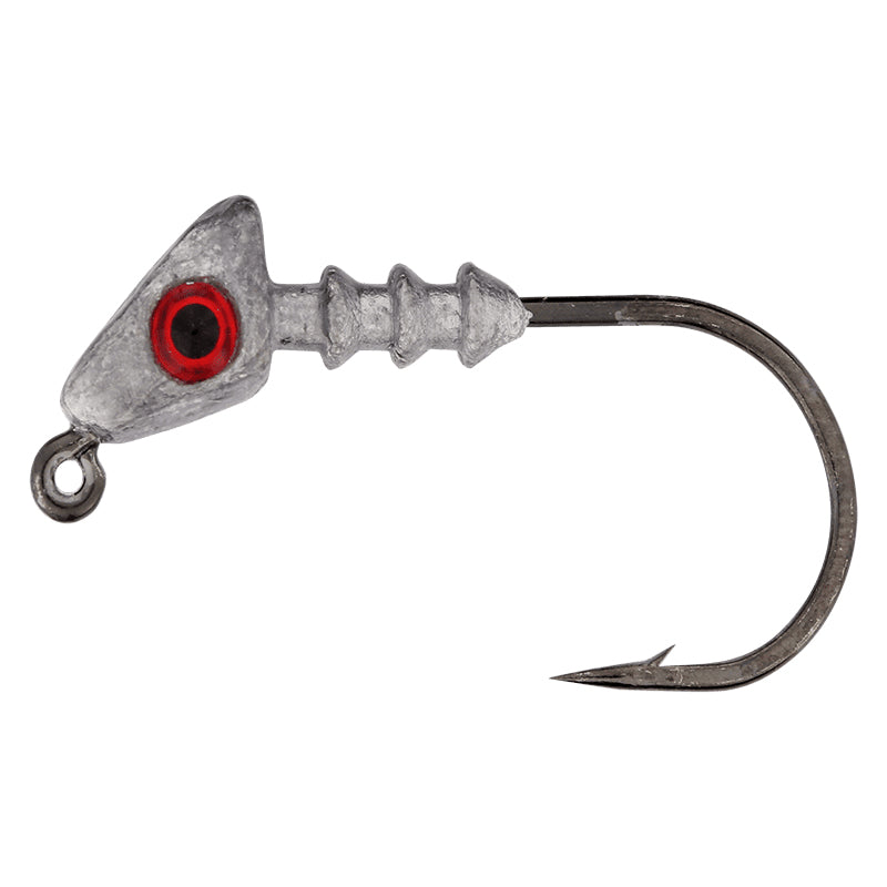 Fishbites Ffc Jigheads 1/8Oz 3Pk Unpainted