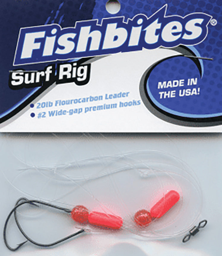 Fishbites Floating Surf Pompano Rig Circle Orange