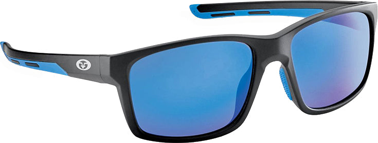 Flying Fisherman Plrzd Freeline Sunglass Matte Black/Blue Mirror