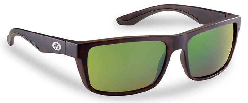 Flying Fisherman Plrzd Streamer Sunglass Tortoise Amber/Green Mir