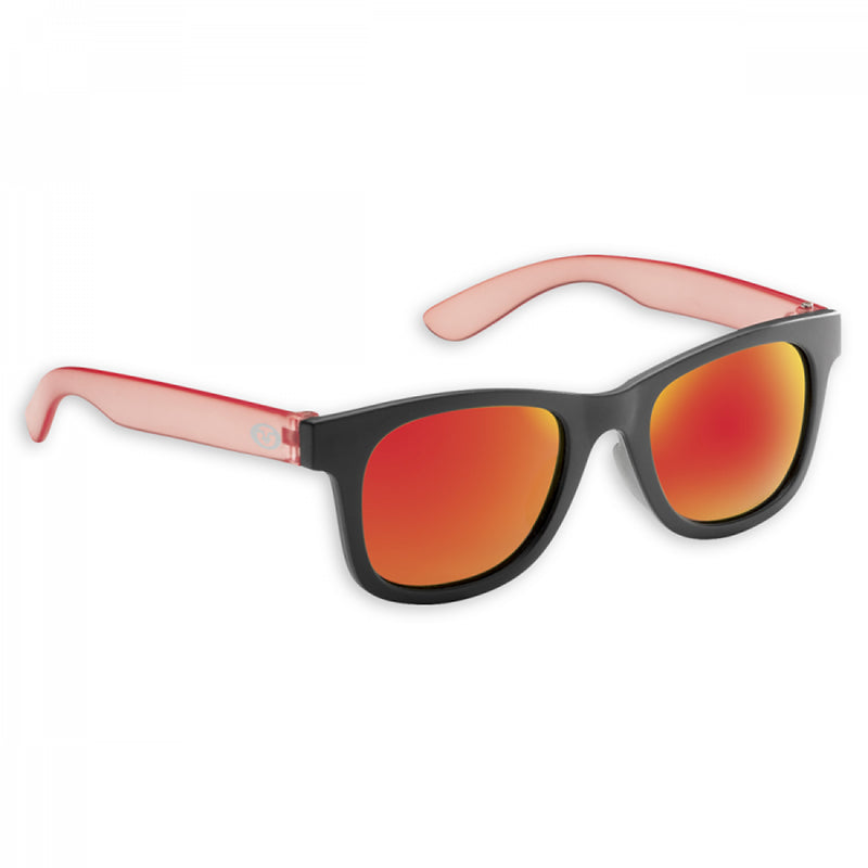 Flying Fisherman Plrzd Spray Jr Sunglass Black Red/Red Mirror