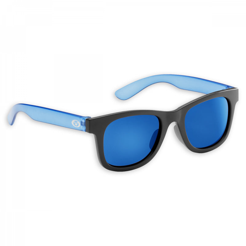 Flying Fisherman Plrzd Spray Jr Sunglass Black Blue/Blue Mirror