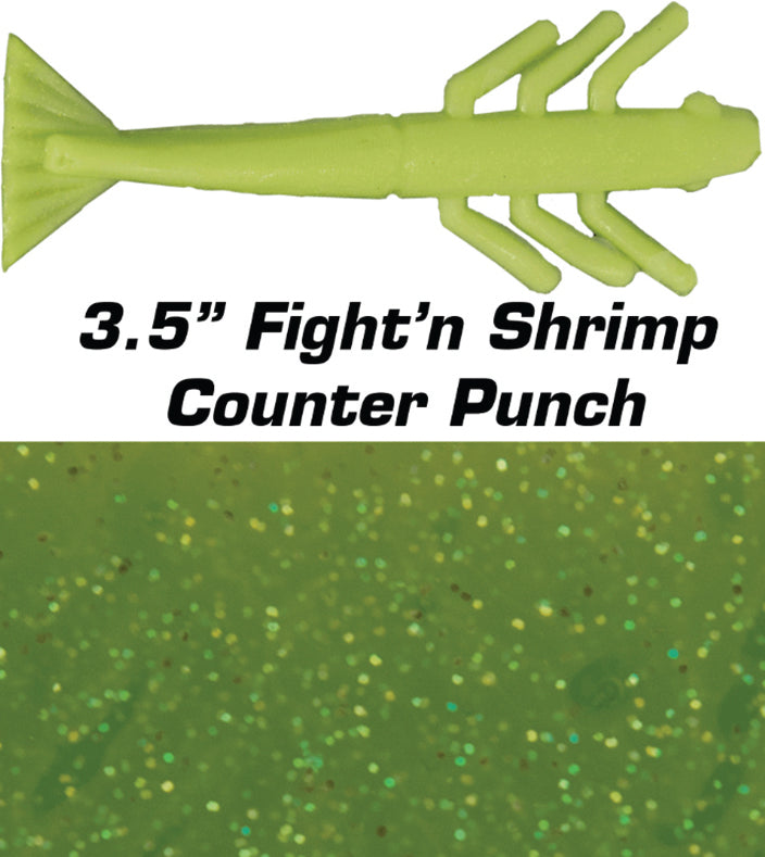 Fishbites Fightin Shrimp 3.5In 6Pk Counter Punch
