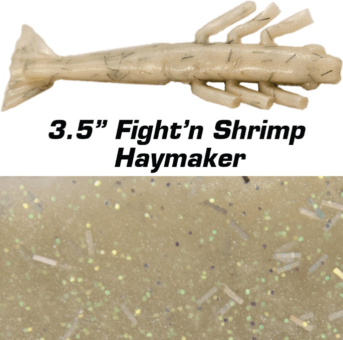 Fishbites Fightin Shrimp 3.5In 6Pk Haymaker