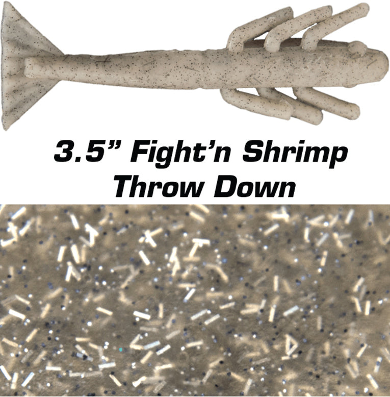 Fishbites Fightin Shrimp 3.5In 6Pk Throw Down