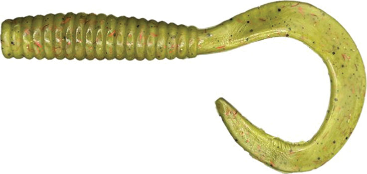 Fishbites Curltail Grub 6In 4Pk Tko