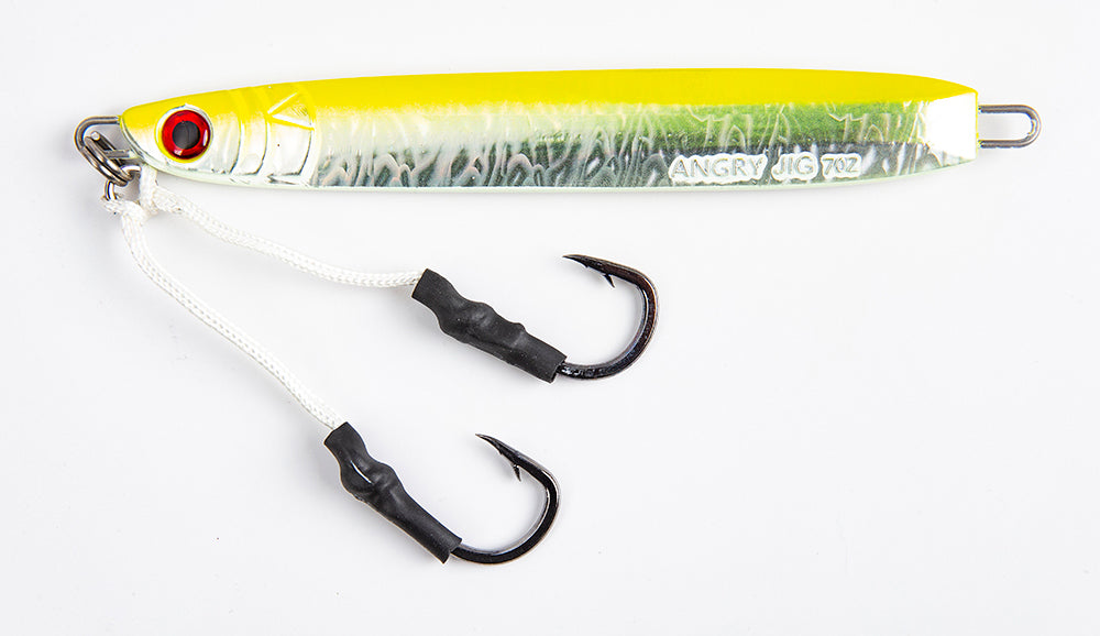 Frenzy Big Game The Angry Jig-Rigged 7Oz W/2 Assist Glow