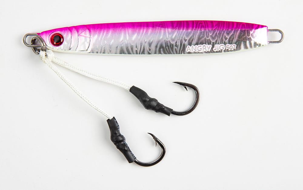 Frenzy Big Game The Angry Jig-Rigged 5Oz W/2 Assist Pink