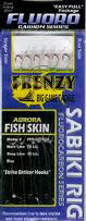 Frenzy Big Game Fluorocarbon Sabiki Rig Fish Skin Green Sz8